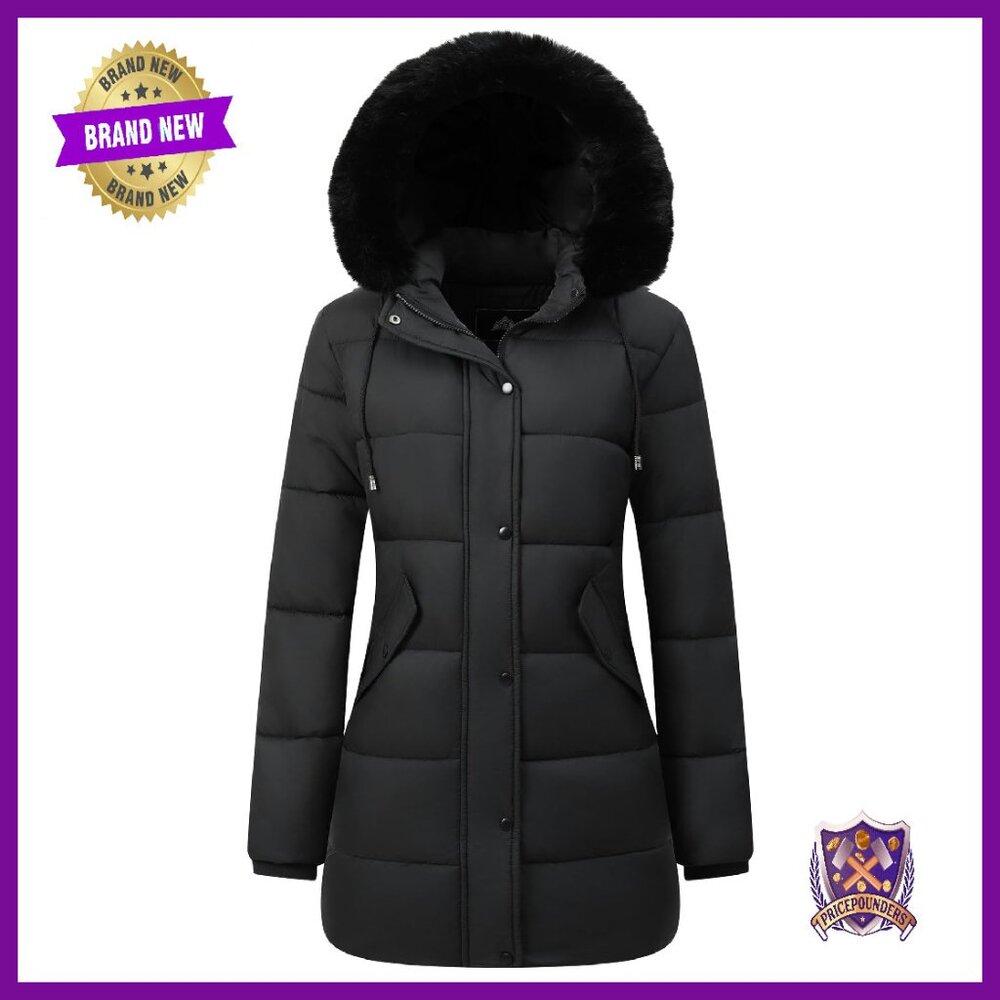 Women's Long Waterproof Parka Winter Coat Windproof Snow Jacket